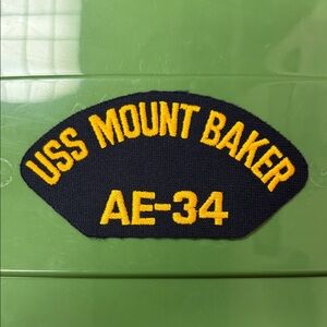 USS Mount Baker AE-34 embroidered naval Patch